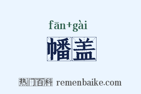 幡盖是什么意思的图片